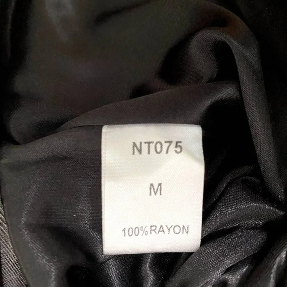 THML Embroidered Boho Tribal Sleeveless Women's Dress Medium V-Neck Tassels - Picture 9 of 9